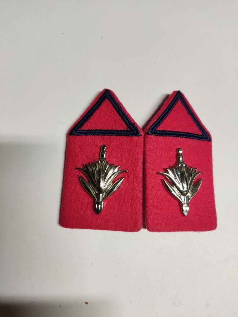 Kraagspiegels Reserve Onderofficier Militaire Administratie., Ophalen of Verzenden, Landmacht, Nederland, Embleem of Badge