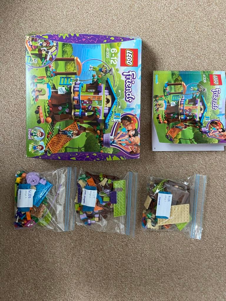 Lego Friends 41335 Boomhut - Niet compleet, Kinderen en Baby's, Speelgoed | Duplo en Lego, Lego, Friends, Ophalen of Verzenden