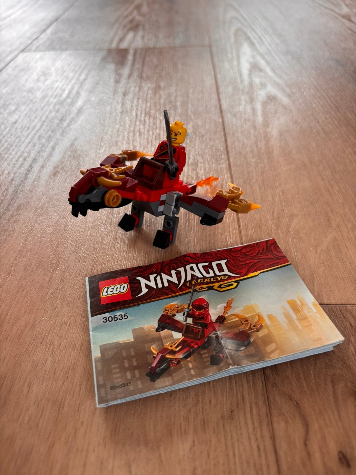 Lego Ninjago 30535 Ninjago Kai en de vuurdraak, Lego, Ophalen of Verzenden, Zo goed als nieuw, Inclusief instructies