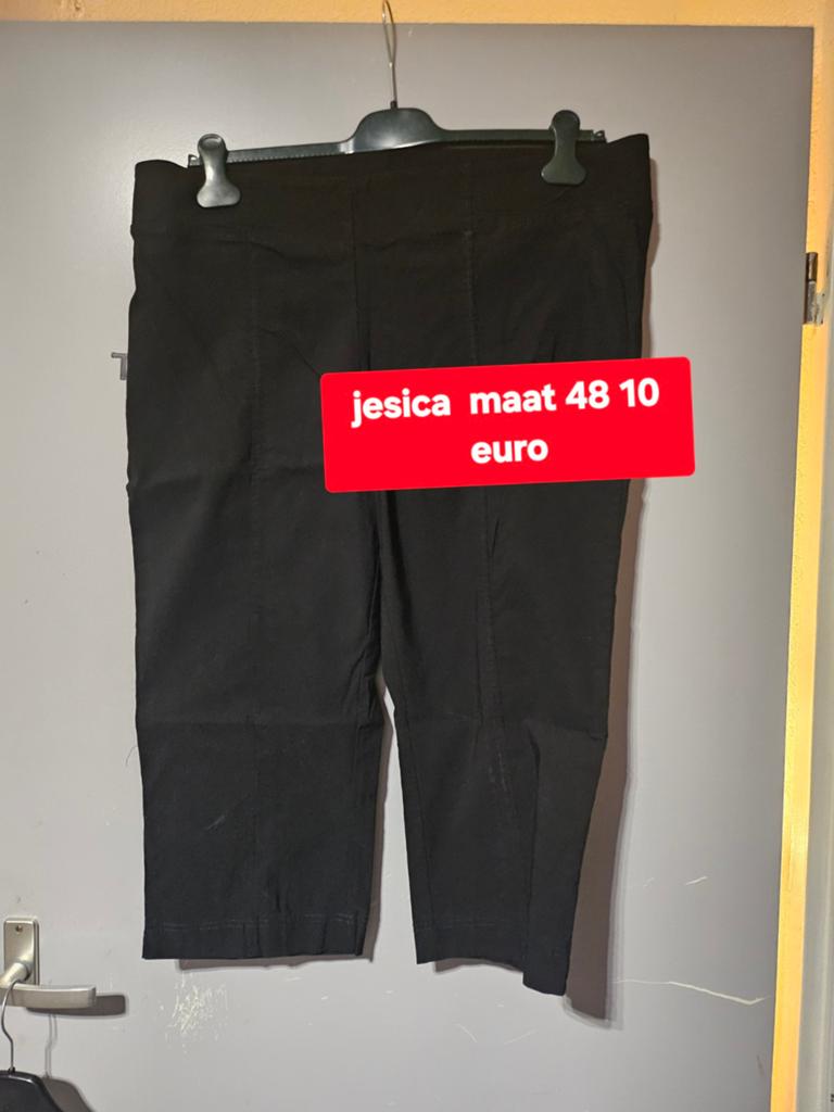 Jesica  maat 48, Zwart, Maat 46/48 (XL) of groter, Ophalen of Verzenden, Zo goed als nieuw