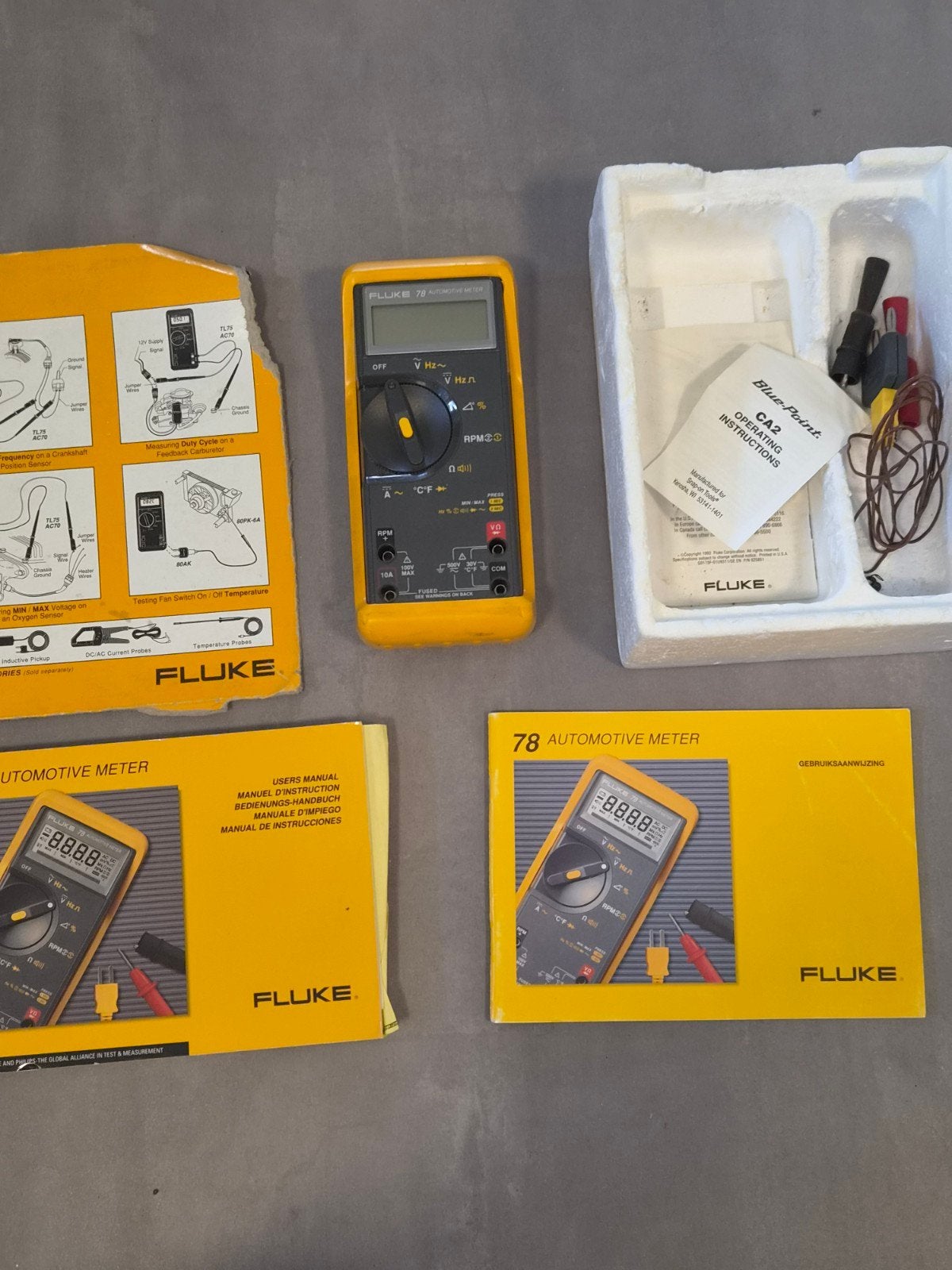 Fluke 78 multimeter., Ophalen of Verzenden, Gebruikt