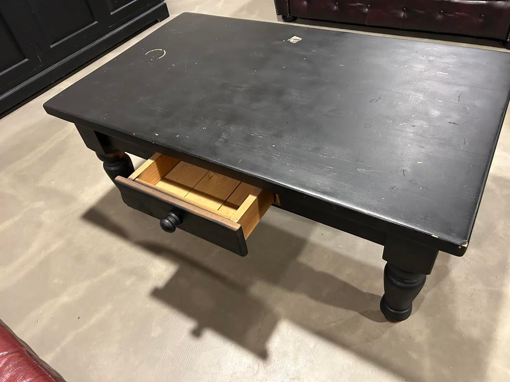 Salontafel met bolpoten, Ophalen, 100 tot 150 cm, 50 tot 100 cm, Zo goed als nieuw