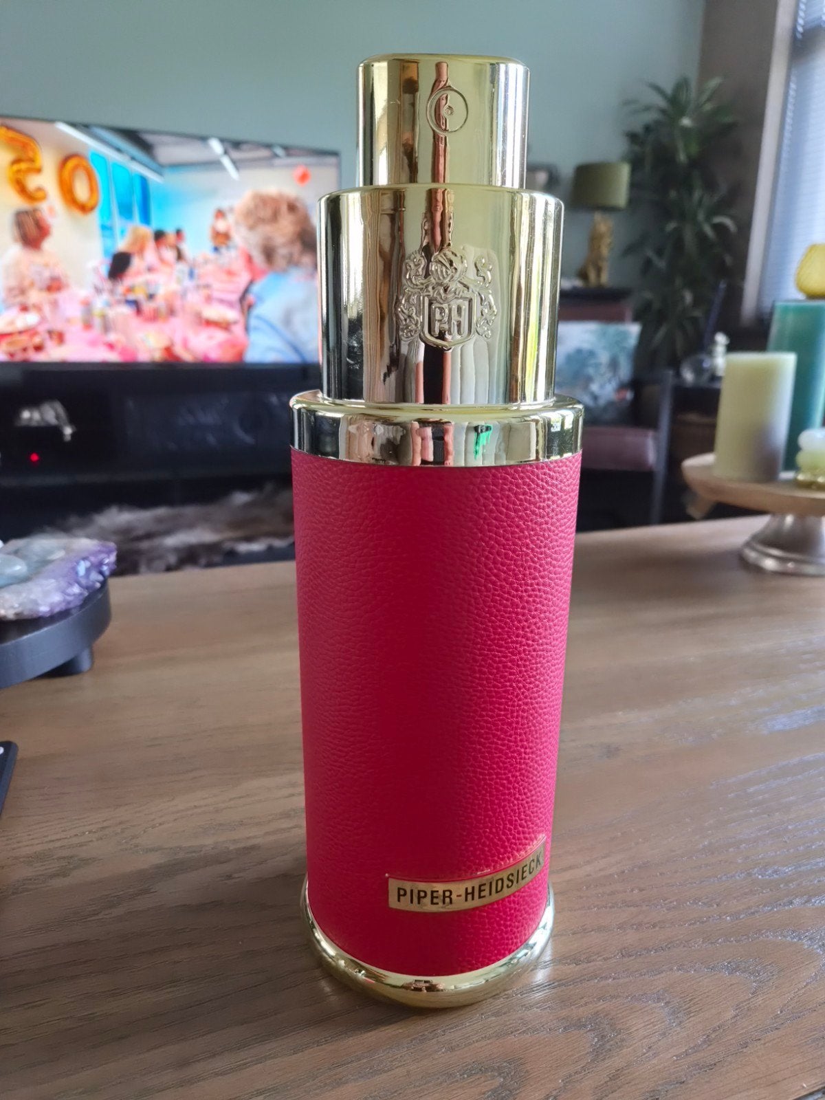 Piper-Heidsieck Champagne Koeler - Parfumfles Design, Ophalen of Verzenden, Zo goed als nieuw, Rood, Modern