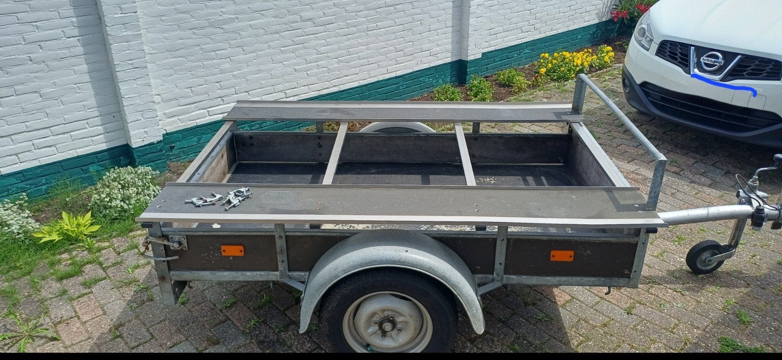 Draagplaat voor kart, Ophalen, Kart