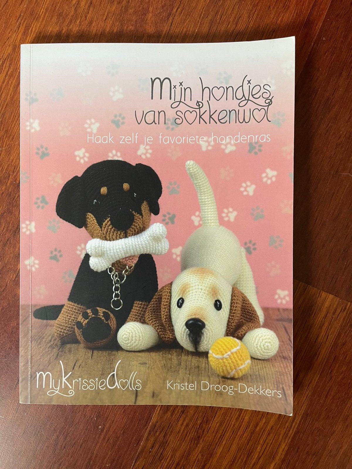 Mijn hondjes van sokkenwol, Ophalen, Nieuw, Haken, Patroon of Boek