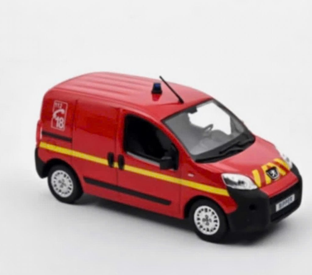 Peugeot Bipper 2009 Pompiers BRANDWEER 1/43 NOREV ref 479838, Hobby en Vrije tijd, Verzenden, Nieuw, Auto, Norev