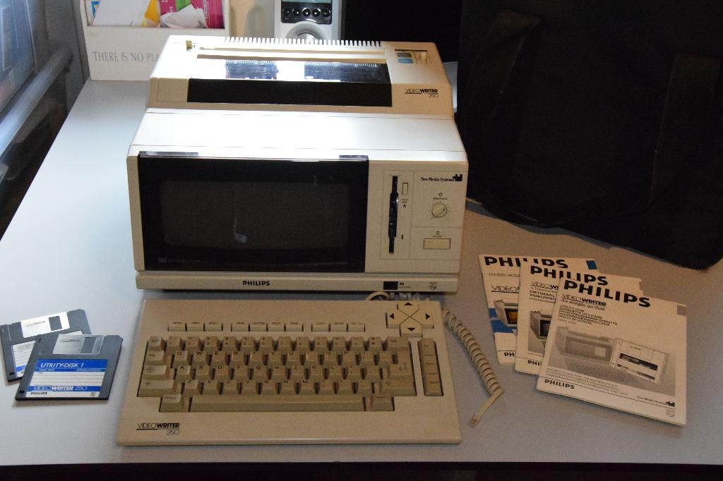 Philips Videowriter 250 incl. opbergtas, Computers en Software, Vintage Computers, Ophalen of Verzenden