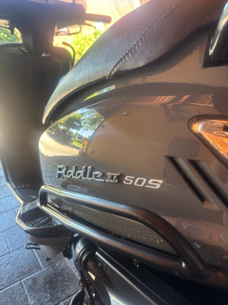 Sym Fiddle II 50S Scooter - Grijs, Zo goed als nieuw, Ophalen, Zo goed als nieuw, Benzine, Fiddle