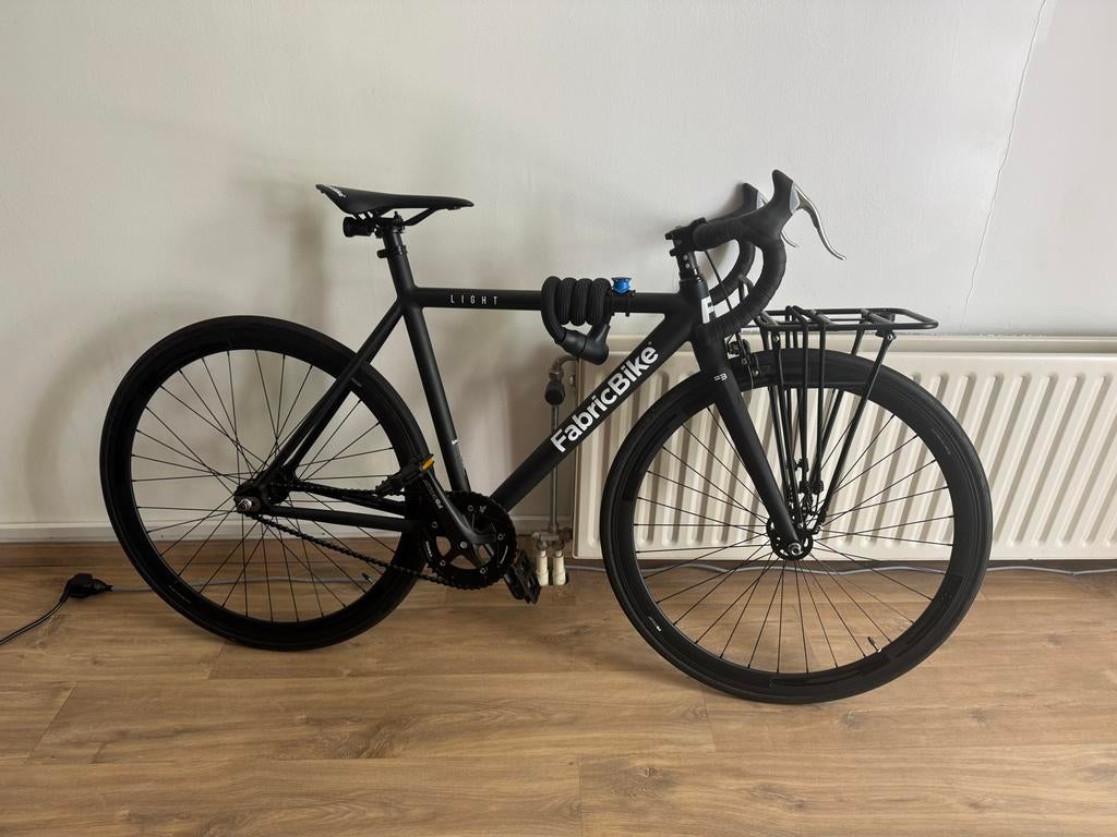 FabricBike Light Fixie/Single Speed Fiets, Velgrem, 49 tot 53 cm, Zo goed als nieuw, Ophalen