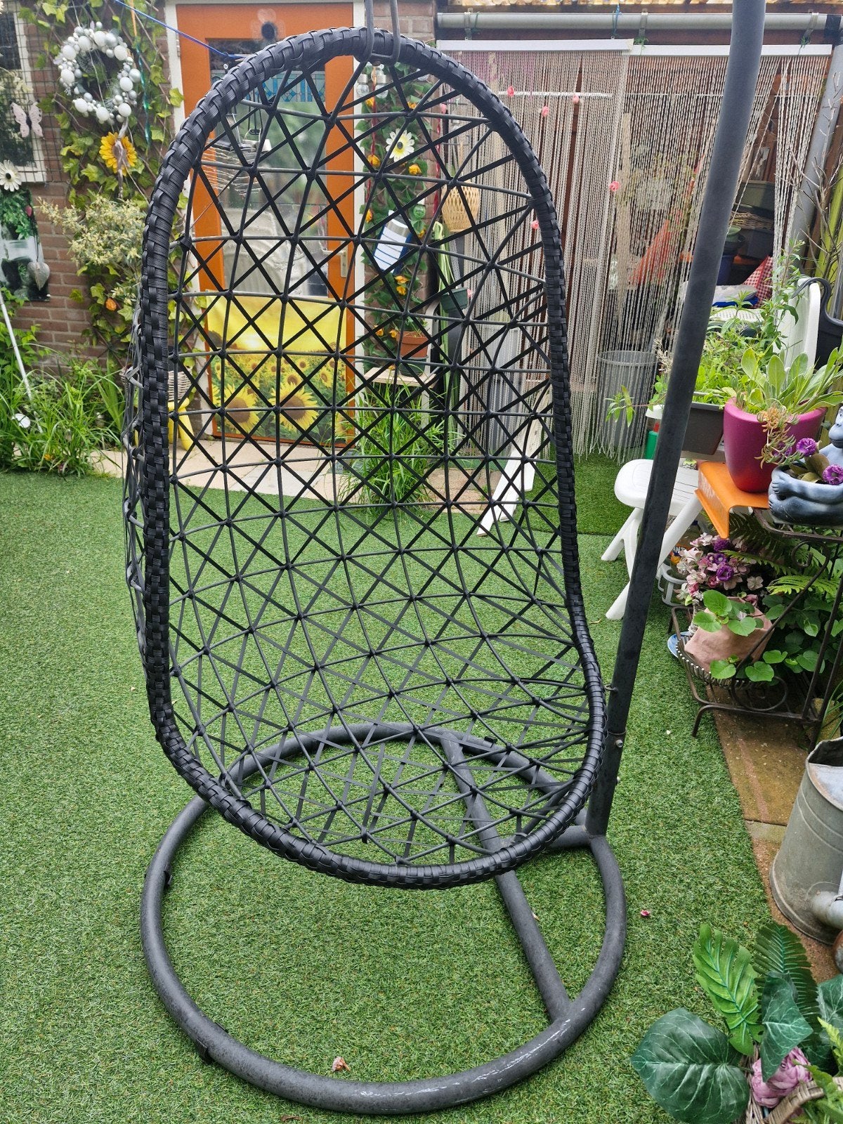 Comfortabele Schommelstoel voor Tuin of Terras, Tuin en Terras, Ophalen, Gebruikt, Metaal