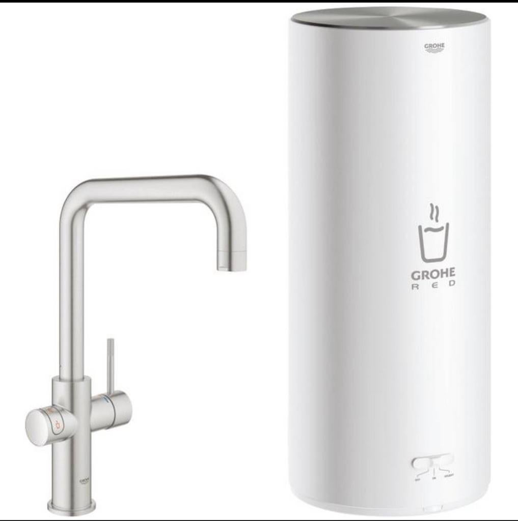 Grohe red  3 in 1 kraan nieuw in doos, Ophalen of Verzenden, Nieuw, Rvs, Kraan