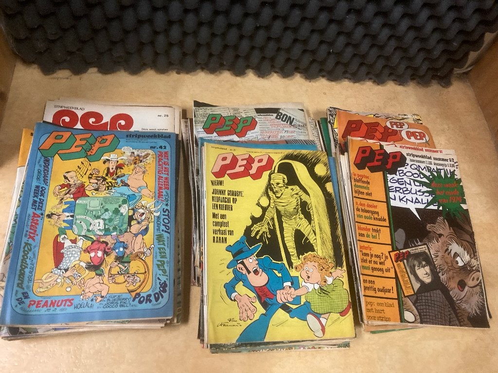 striptijdschrift Pep 1973-1974 (incompleet!), Boeken, Meerdere comics, Ophalen of Verzenden, Gelezen, Europa