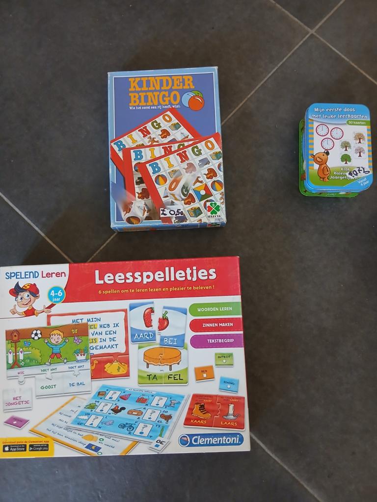 spelletjes, klei attributen, Bobo en Plop boeken, Ophalen, Jongen of Meisje