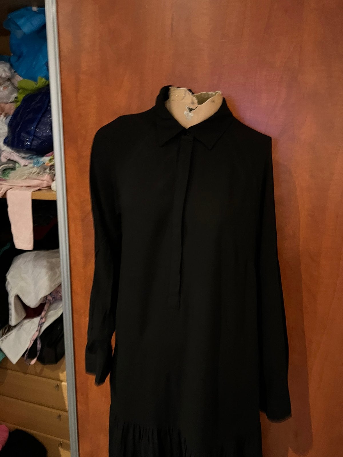 H&M Zwarte Jurk Maat M - Zo goed als nieuw, Maat 38/40 (M), H&M, Zwart, G