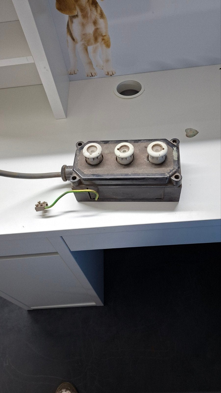 zekeringkast met 3 zekeringen, Doe-het-zelf en Verbouw, Elektra en Kabels, Ophalen of Verzenden, Gebruikt, Overige merken, Overige typen