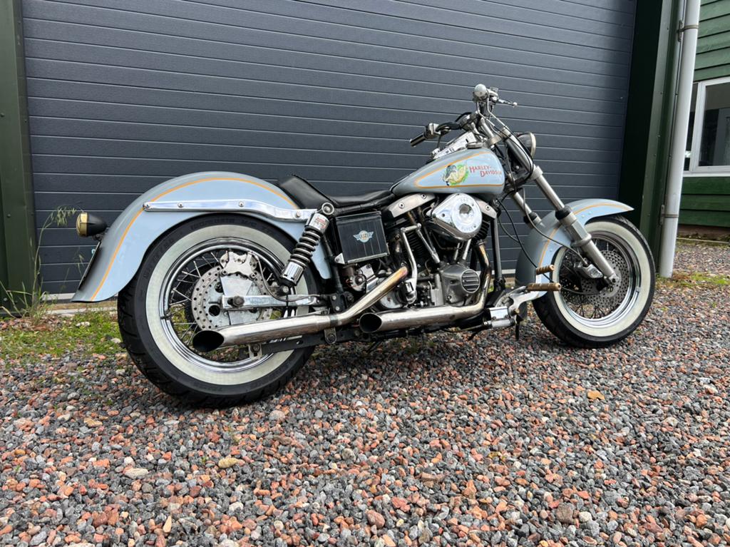 Harley Davidson Shovelhead Vintage Custom, Gereviseerd., Motoren, 2 cilinders, Bedrijf, Meer dan 35 kW, 1200 cc