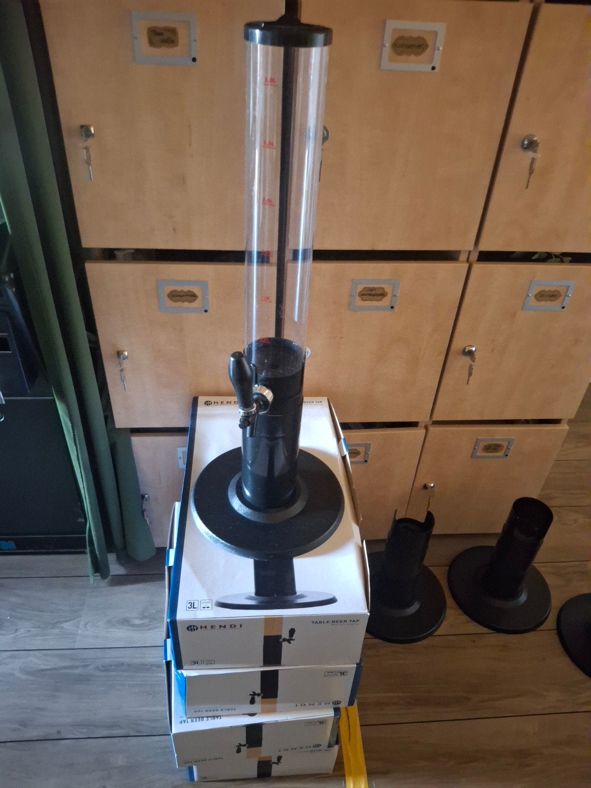 Tafel biertap 3L, Ophalen
