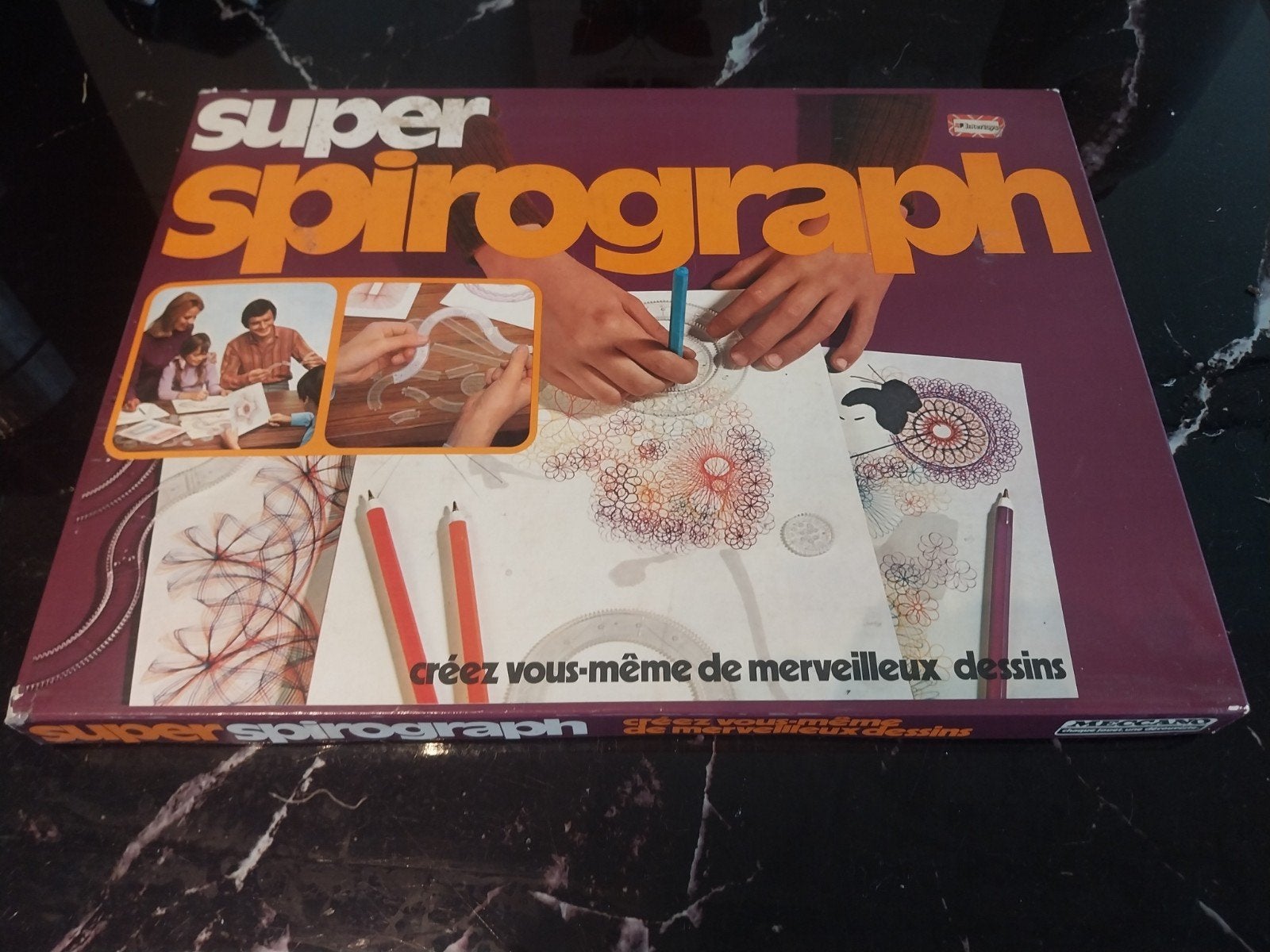 Super Spirograph Vintage jaren 70, Ophalen of Verzenden, Gebruikt, Overige typen