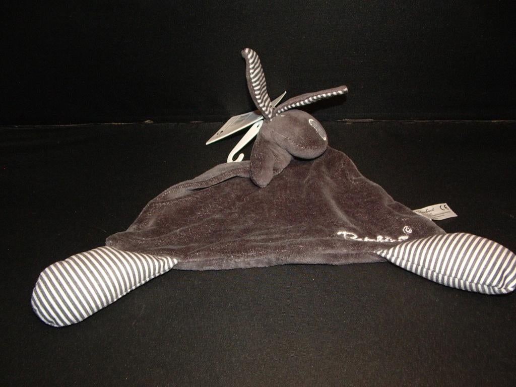 BAMBINO KONIJN KNUFFELDOEK DRIEHOEKIG VELOURS, Verzenden, Nieuw, Overige typen