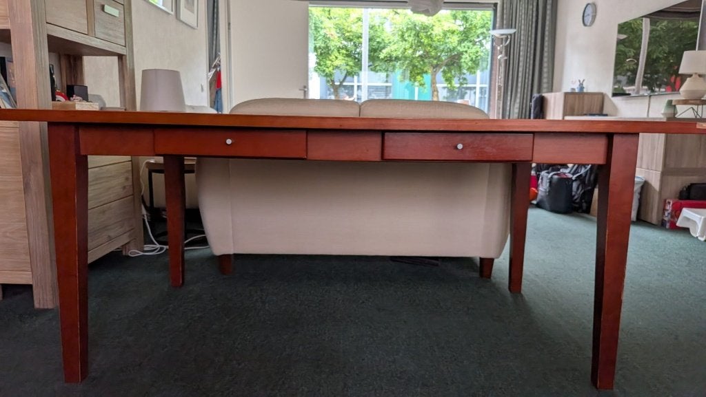 GRATIS! Eettafel 190 95 cm, Huis en Inrichting, Tafels | Eettafels, Gebruikt, 50 tot 100 cm, 150 tot 200 cm, Vijf personen of meer