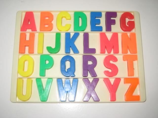 Fisher price letters in sorteerbakje, Kinderen en Baby's, Speelgoed | Fisher-Price, Ophalen of Verzenden, Zo goed als nieuw, Speelset