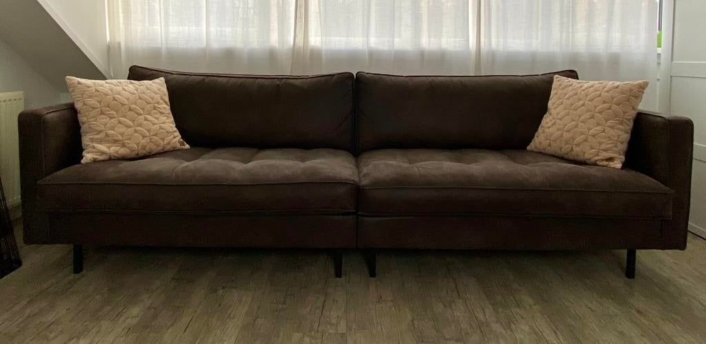 Be pure rodeo bank antraciet 275x88cm, Huis en Inrichting, Banken | Bankstellen, Ophalen, 250 tot 300 cm, Zo goed als nieuw, Rechte bank