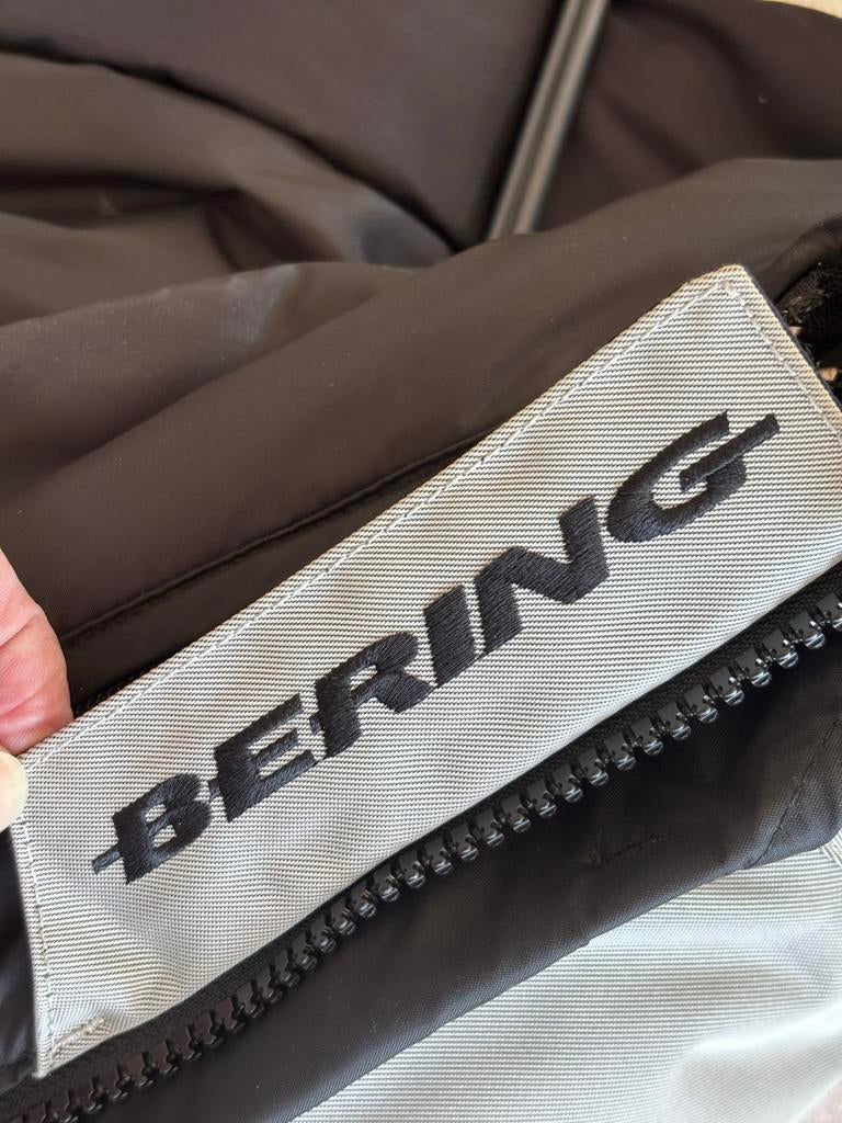 Bering motorjas textiel dames - Zilver/Zwart, Ophalen of Verzenden, Tweedehands, Dames, Jas | textiel
