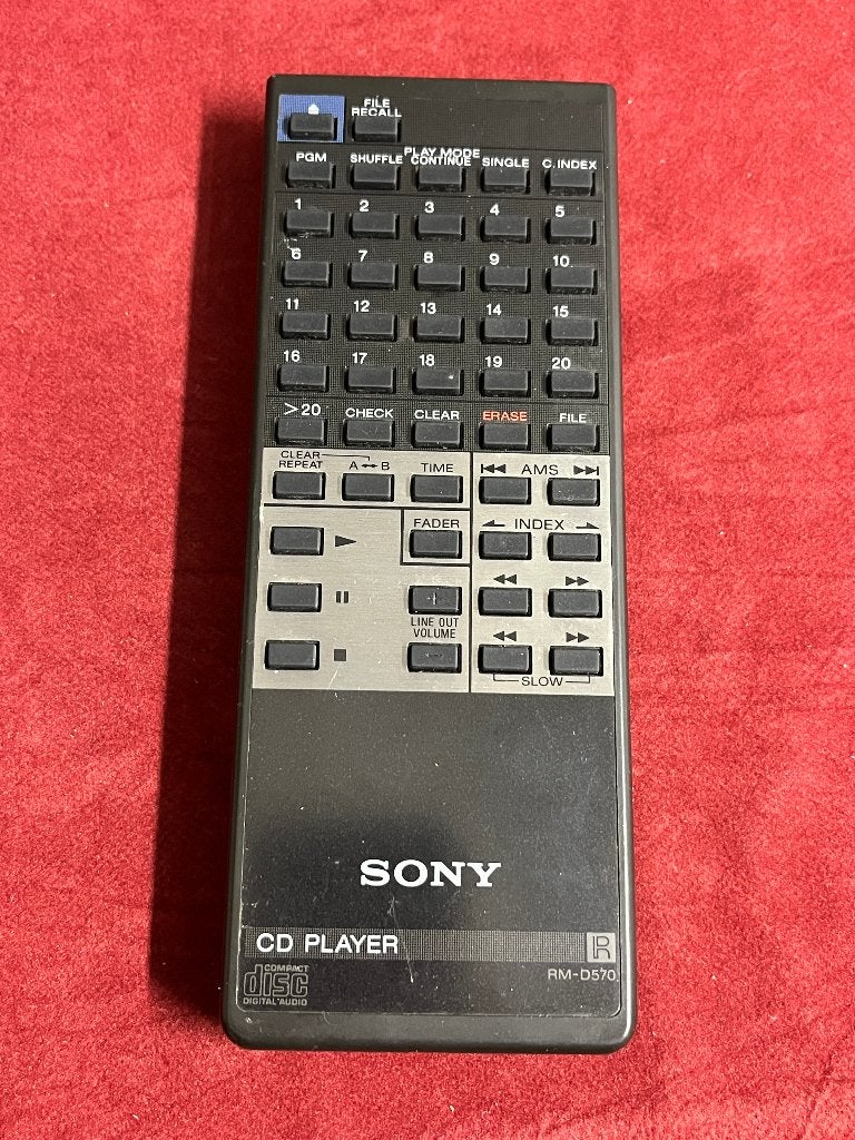 Sony RM-D570 afstandsbediening voor cd speler , player ., Ophalen of Verzenden, Gebruikt, Origineel