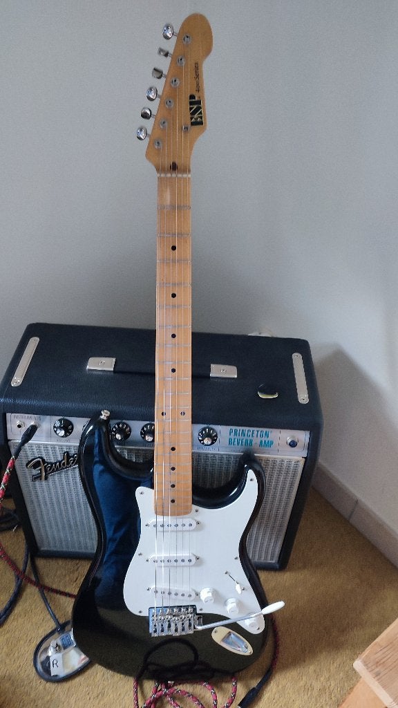ESP 400series strat, Muziek en Instrumenten, Snaarinstrumenten | Gitaren | Elektrisch, Ophalen, Gebruikt, Solid body, Overige merken