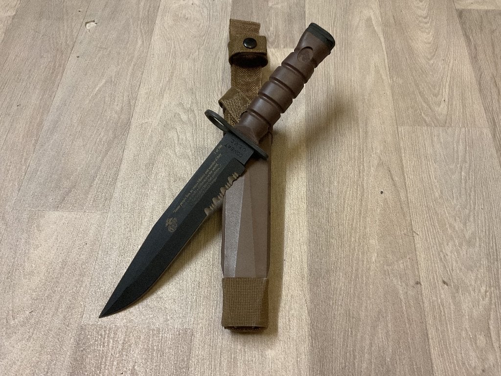 Ontario 3S Marines Bayonet Amerikaanse bajonet US mariniers, Verzamelen, Ophalen of Verzenden, Marine, Amerika, Mes of Dolk