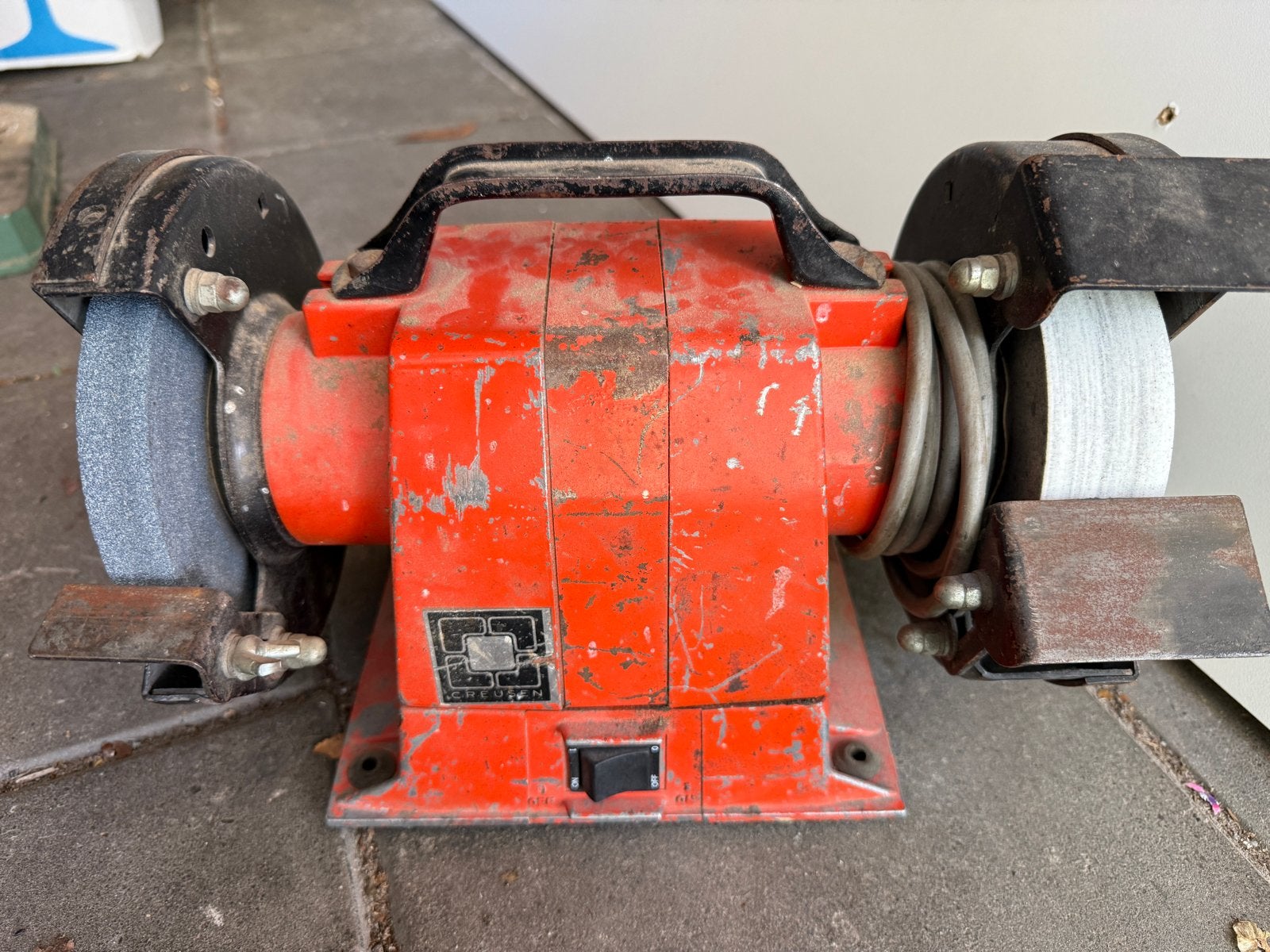 Creusen Werkbankslijpmachine DS 2150 TS - 300 Watt, Ophalen, Gebruikt, Minder dan 700 watt, Werkbankslijpmachine