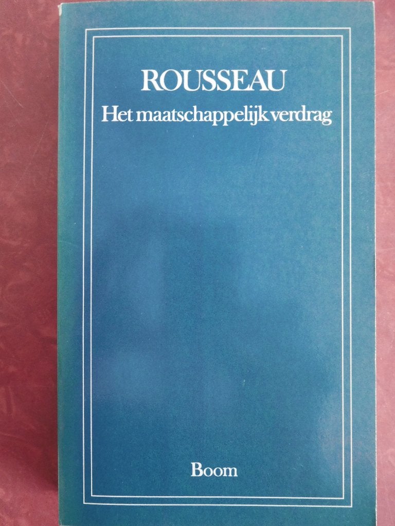 Rousseau Het maatschappelijk verdrag, Ophalen of Verzenden, Zo goed als nieuw