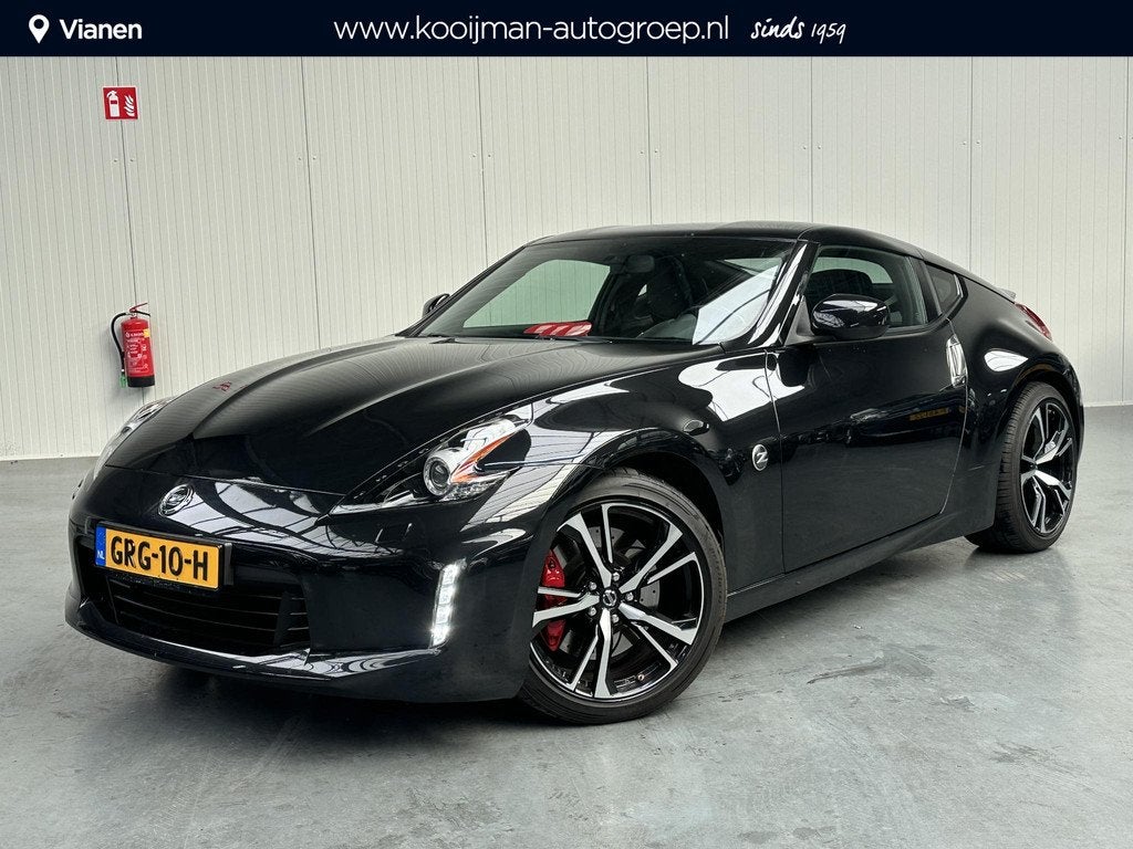 Nissan 370Z 3.7 V6 Pack Nette staat! keurige auto en Full Op, Auto's, Nissan, Achterwielaandrijving, Gebruikt, Leder en Stof, Zwart