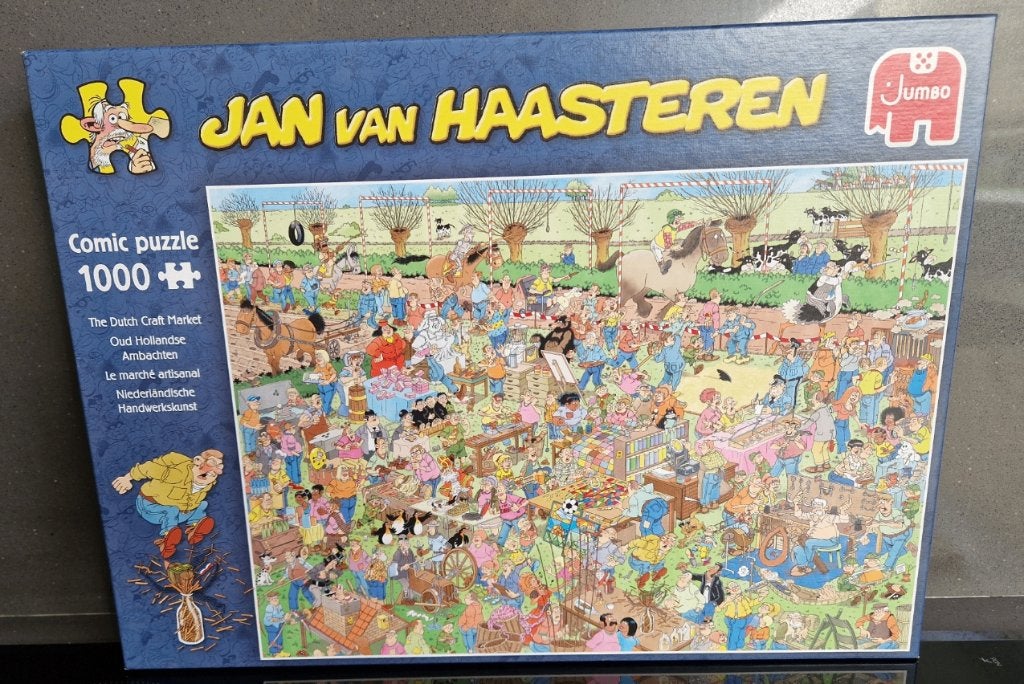 Jan van Haasteren puzzel 1000st kopen of ruilen, Ophalen, 500 t/m 1500 stukjes, Gebruikt, Legpuzzel