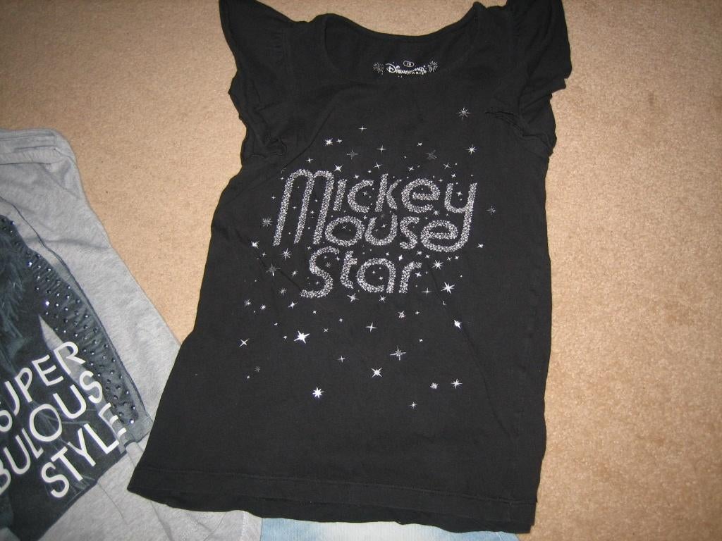 shirt MICKEY MOUSSE, Ophalen of Verzenden, Mickey Mouse, Zo goed als nieuw, Kleding of Textiel