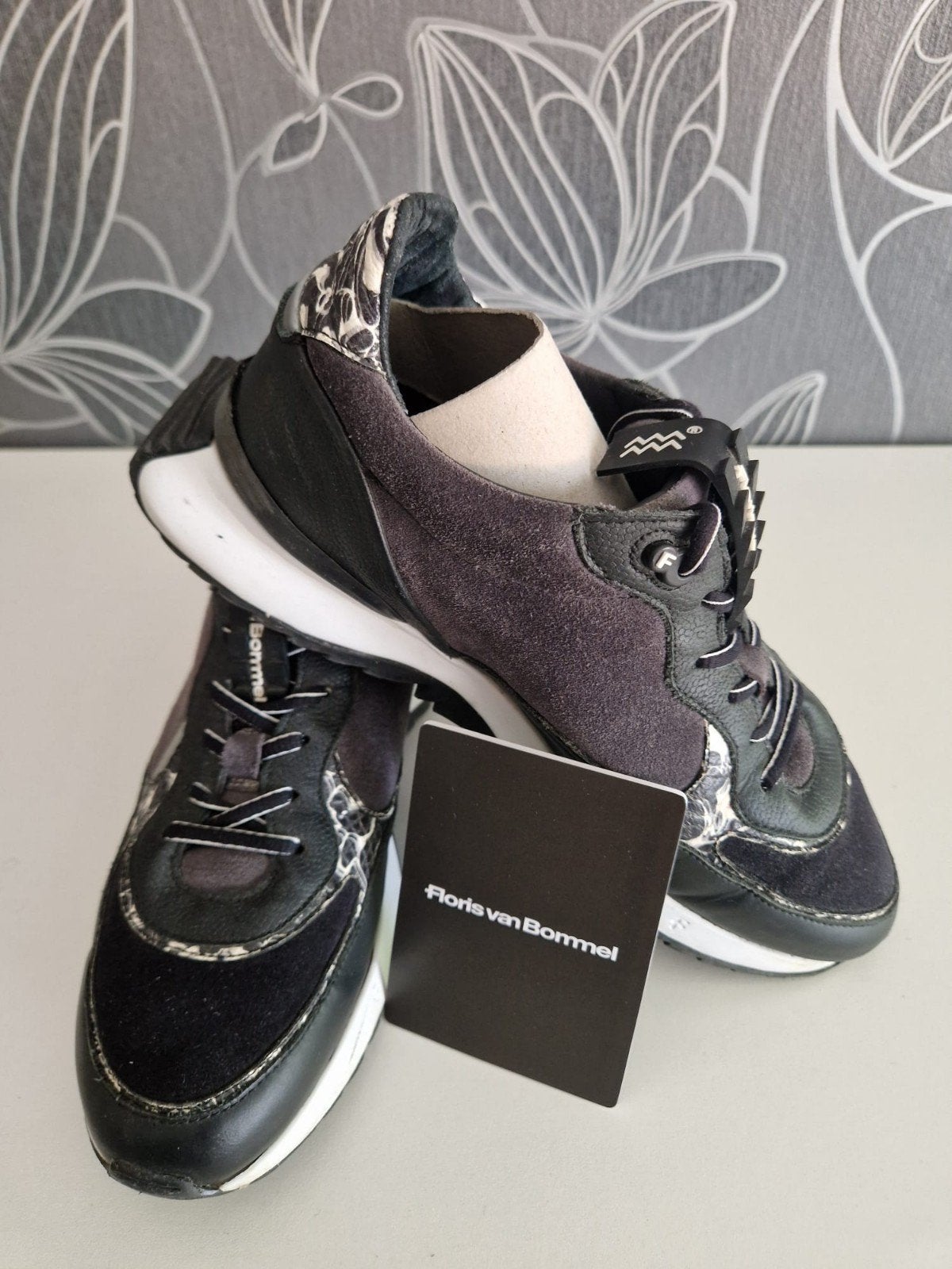 Floris van Bommel sneakers maat 40, Zwart, Floris van Bommel, Ophalen of Verzenden, Sneakers of Gympen
