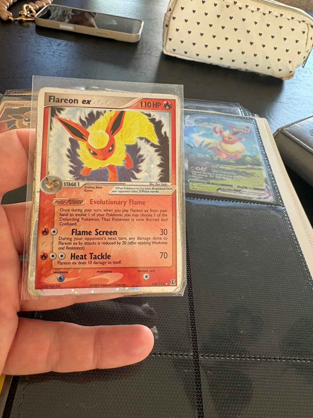 Flareon ex, Ophalen, Zo goed als nieuw, Meerdere kaarten, Foil