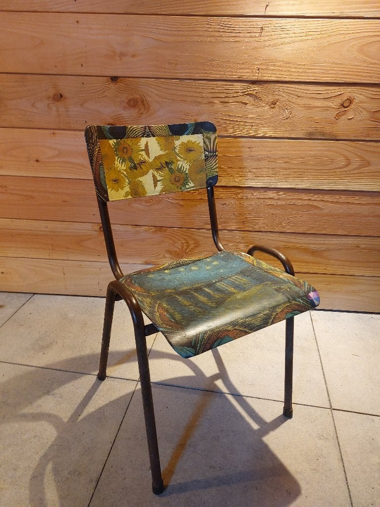 Vintage/deco stoel (van Gogh), Ophalen
