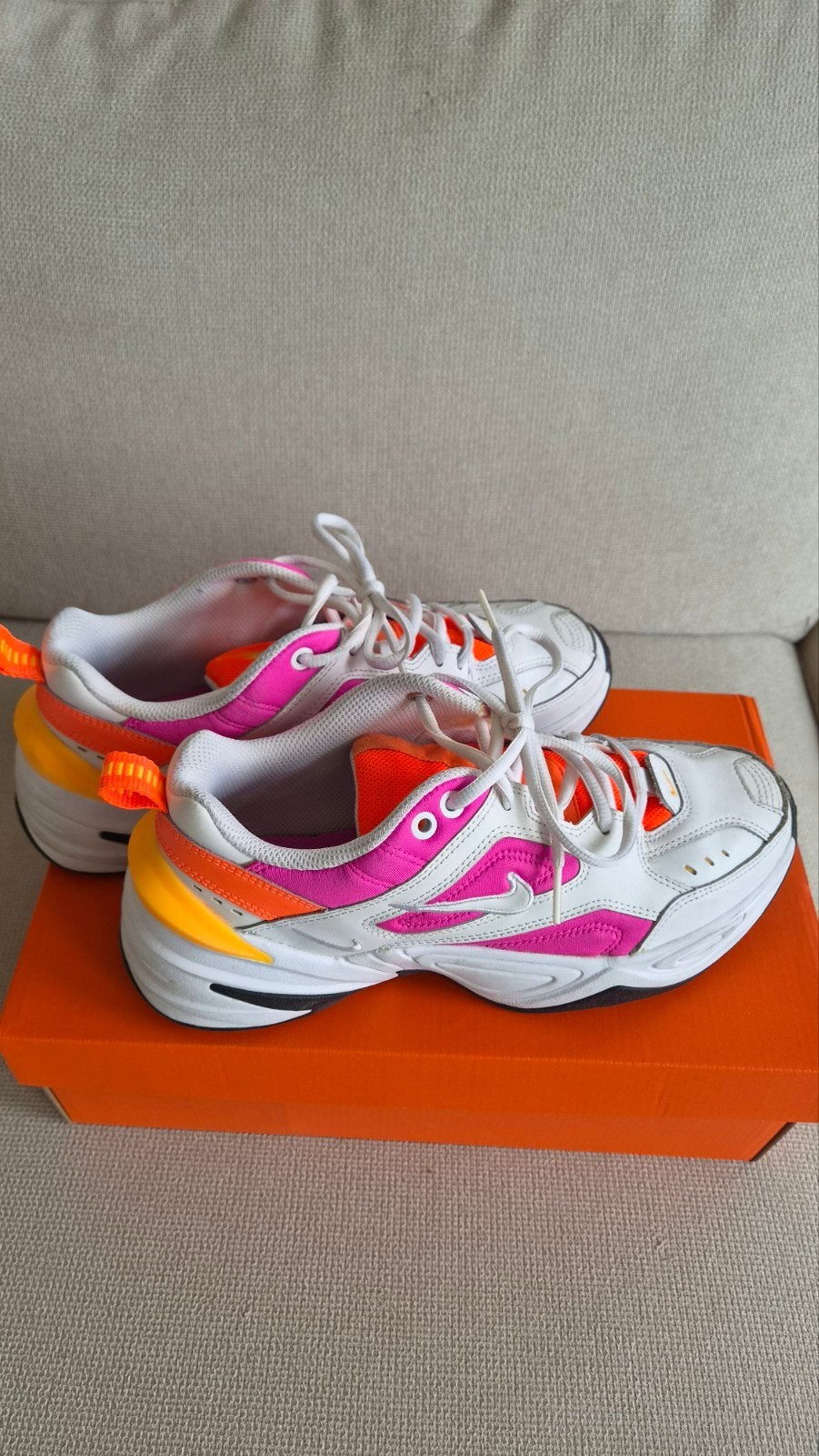 Nike M2K Tekno sneakers, maat 39, zo goed als nieuw, Kleding | Dames, Schoenen, Zo goed als nieuw, Sneakers of Gympen, Wit, Ophalen of Verzenden