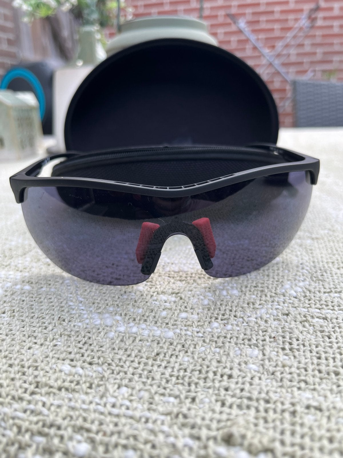 Adidas sport zonnebril, Ophalen of Verzenden, Zwart, Overige merken