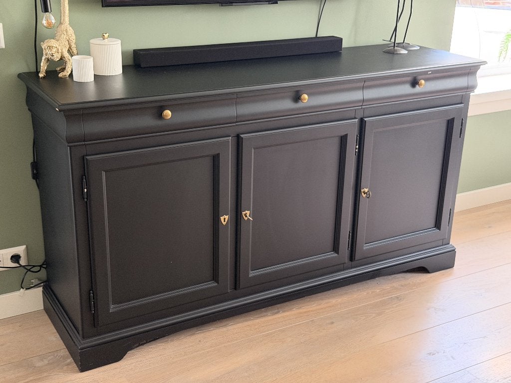 Selva dressoir met 3 deurtjes en 3 lades, Ophalen, Gebruikt, 150 tot 200 cm, Met lade(s)