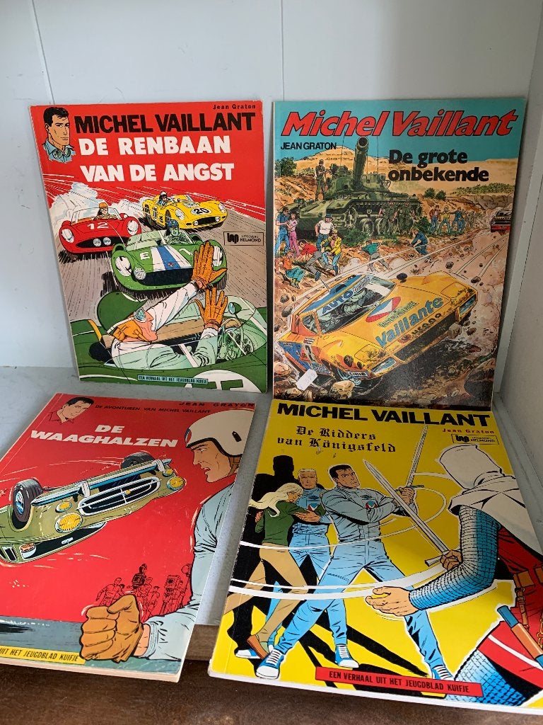 Michel Vaillant stripboeken - 12 Stuks, Meerdere stripboeken, Ophalen of Verzenden, Gelezen