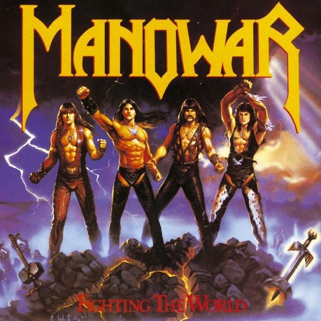 MANOWAR - Fighting The World (Blue vinyl), Cd's en Dvd's, Vinyl | Hardrock en Metal, Verzenden, Nieuw in verpakking