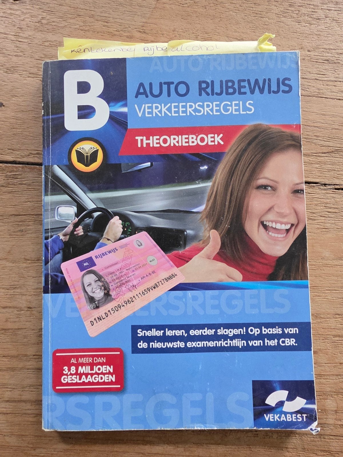 Auto Rijbewijs Theorieboek Verkeersregels - VekaBest, Boeken, Ophalen of Verzenden, Zo goed als nieuw, Overige niveaus, VekaBest