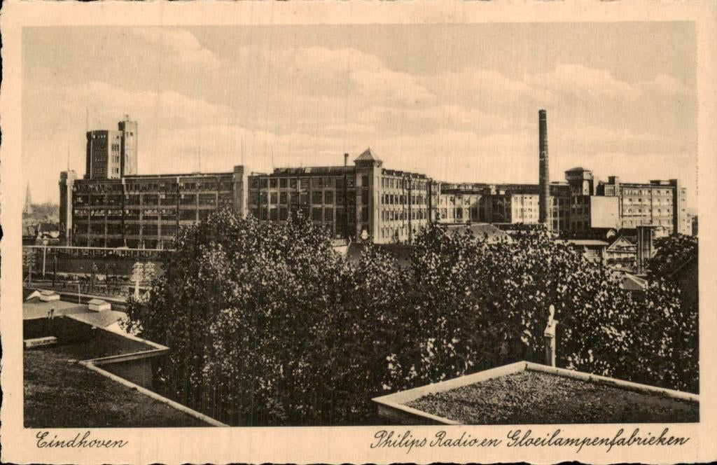 Eindhoven - Philips Gloeilampenfabrieken - Fabriek, Ophalen of Verzenden, 1920 tot 1940, Ongelopen, Noord-Brabant