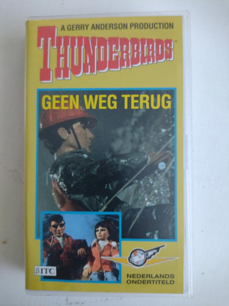 Thunderbirds VHS: Geen Weg Terug (Nederlands Ondertiteld), Alle leeftijden, Ophalen of Verzenden, Gebruikt, Actie en Avontuur