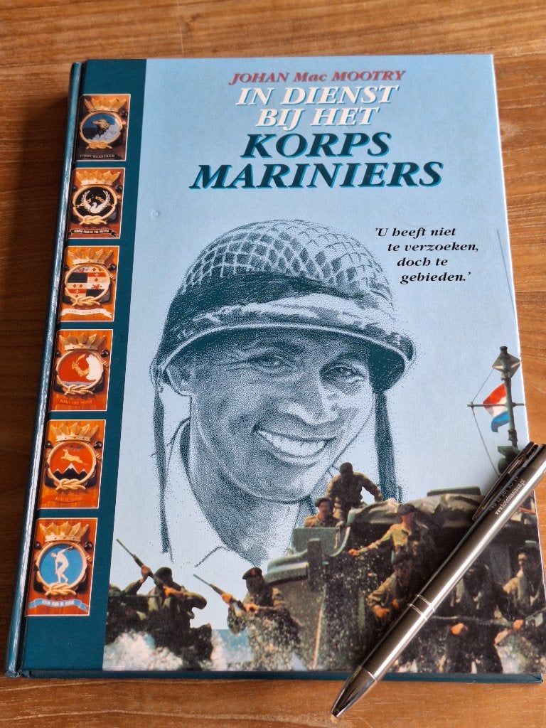 in dienst bij het korps mariniers, Ophalen of Verzenden, Tweede Wereldoorlog, Zo goed als nieuw, Overige onderwerpen
