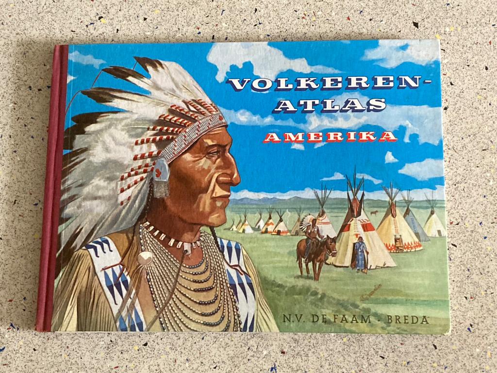 Volkeren - Atlas Amerika Plaatjesalbum, Verzenden, Zo goed als nieuw, Plaatjesalbum