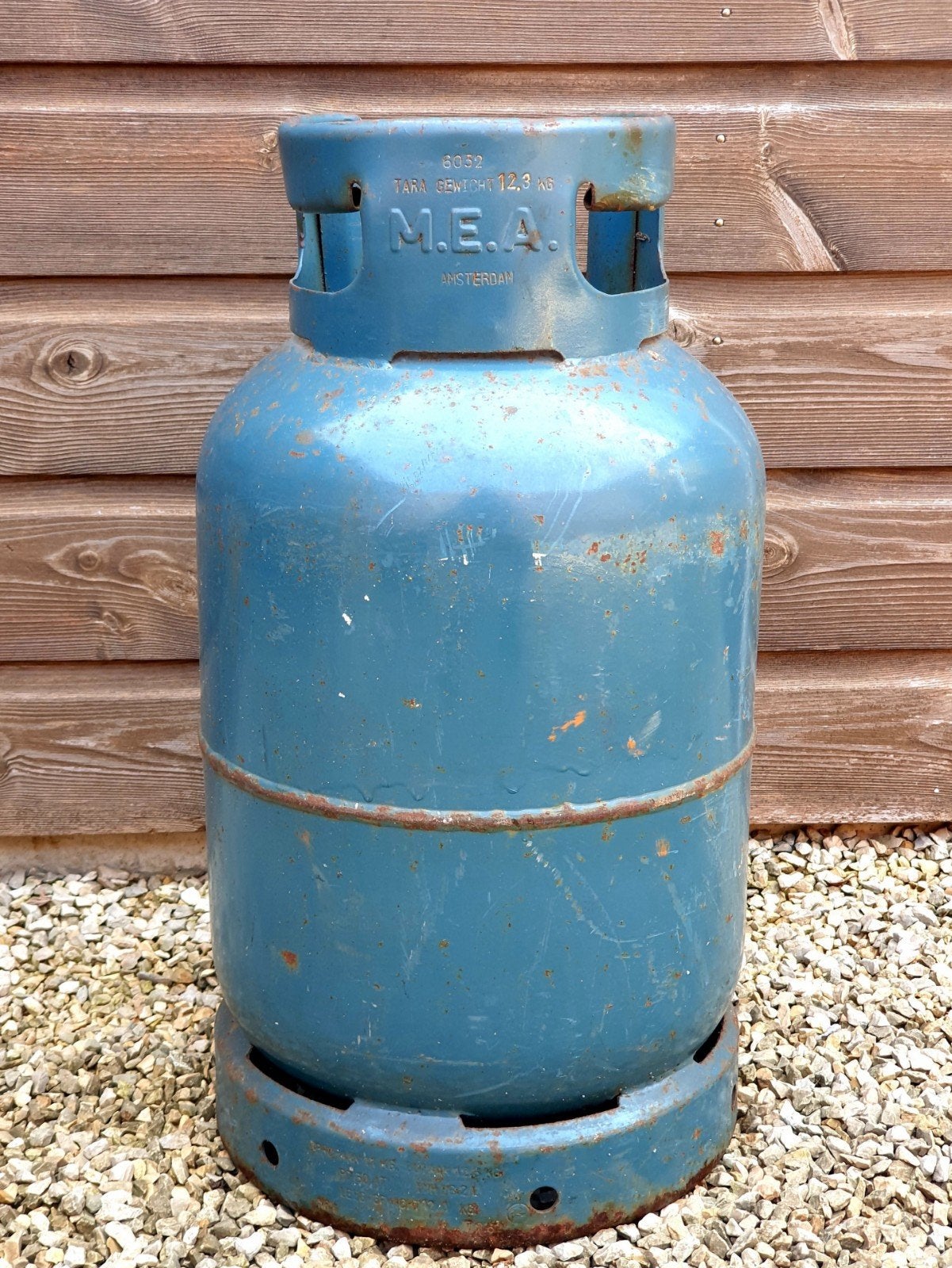Gasfles DIN aansluiting (capaciteit van 10,5 kg gas), Ophalen