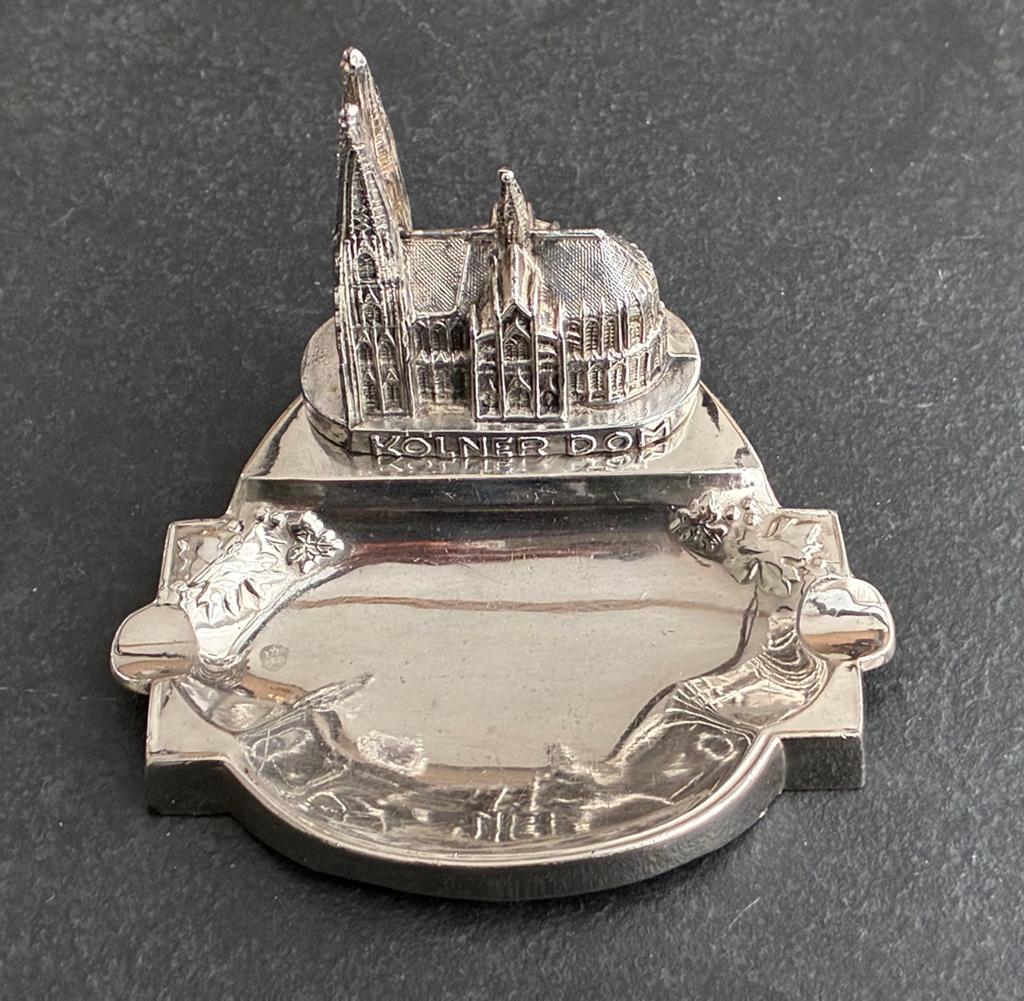 Vintage asbak met de Kölner Dom, Ophalen of Verzenden, Asbak